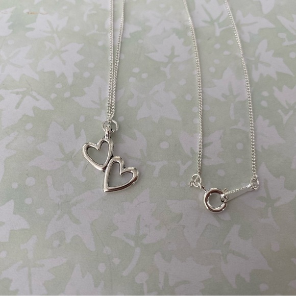 2 Hearts Necklace - Picture 2 of 2